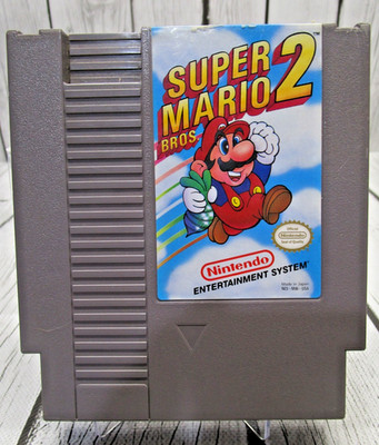 Super Mario Bros. 2 (Nintendo NES, 1988) Tested Working