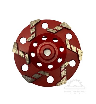 5  Premium S Segmented Grinding Diamond Cup Wheel For Concrete Removal 5/8 -11