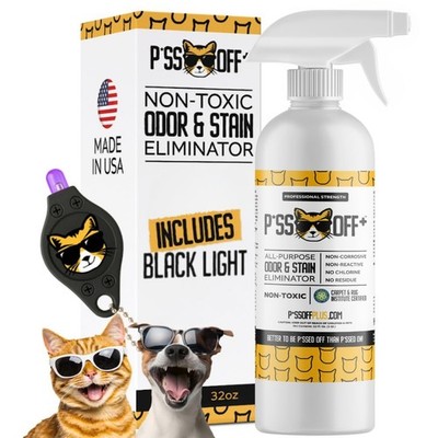P*SS OFF+ All Purpose Stain and Odor Remover - Professional Strength Cat Pee Odo