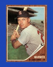 1962 Topps Set-Break #202 Carl Warwick EX-EXMINT *GMCARDS*