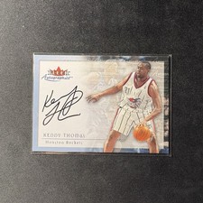 2000-01 Fleer Basketball Tradition Kenny Thomas Autographics #NNO Auto