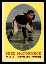 1958 Topps #59 Mike McCormack - VG-VGEX *TedsCardShack*