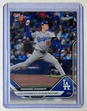 Yoshinobu Yamamoto MLB World Series Topps Now #916 Los Angeles Dodgers PR: 43189