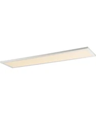 (5) Maxim Lighting Sky 12"x48" LED Flush Mount 3000K White Low Profile 57764WTWT