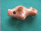 PRIMATIVE PRECOLUMBIAN AZTEC/MAYAN FLUTE — photo 8