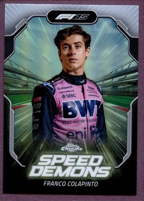 2025 Topps Chrome F1 #SD-9 Franco Colapinto Speed Demons