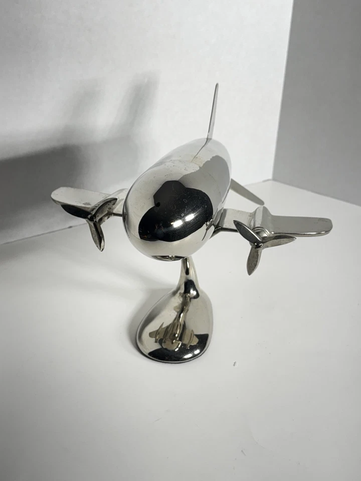 Godinger MCM Design Двойной Реквизит Вращающийся Коктейльный Шейкер Пьедестал Авиационная Барная стойка - Изображение 4 из 4