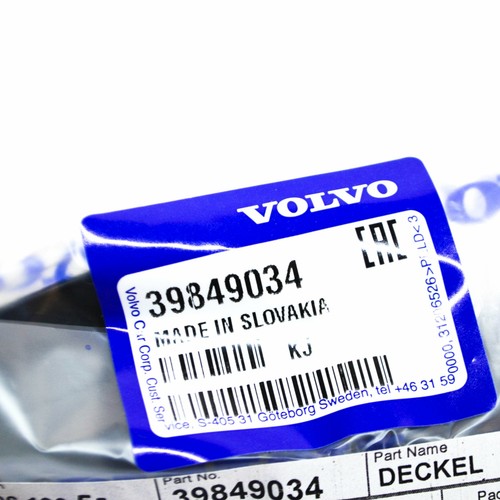 NEW OEM VOLVO XC60 MK2 REAR BUMPER TOW HOOK EYE COVER LID 39849034