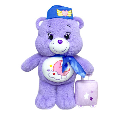Care Bears Sweet Dreams Moon Bear Plush Toy 13'' Aviation Bear Stuffed Animal