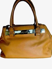 Vince Camuto Buttery Tan Doble Handle Leather Purse
