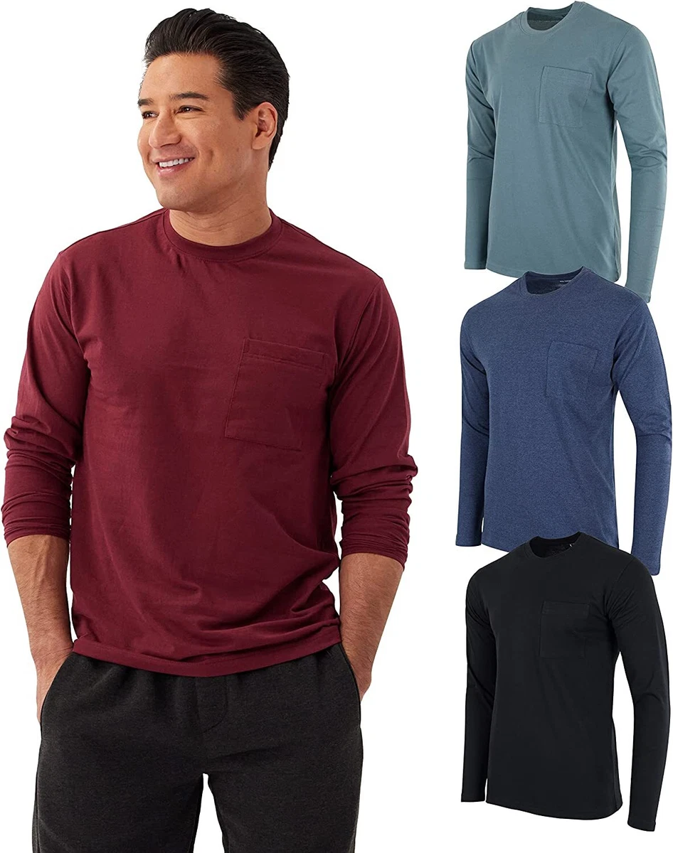 long sleeve pocket tee men