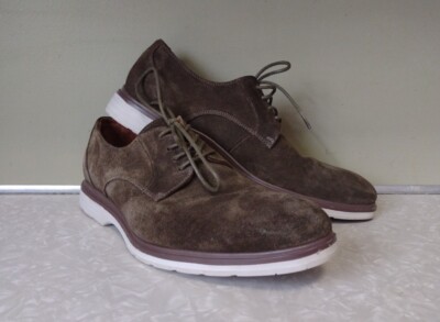 STACY ADAMS Brown Suade Leather Dress Shoes Size 9M Men display picture 3