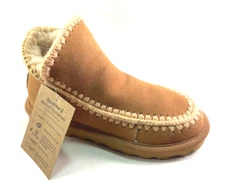 BearPaw Winter Iced Coffee Pull On Water Resistant Ankle Bootie