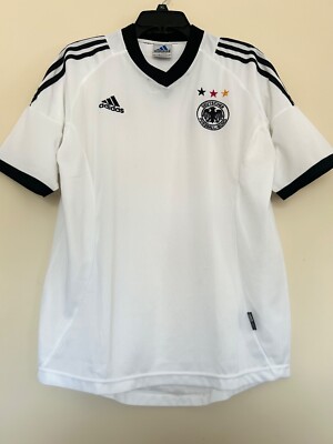 VINTAGE GERMANY WHITE HOME JERSEY 2002 WORLD CUP KOREA/JAPAN BY