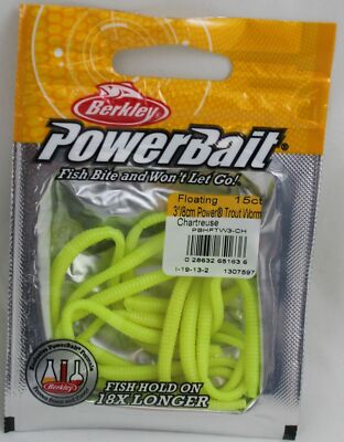 Berkley Powerbait Floating 3'' Power Trout Worm ***Choose Color***