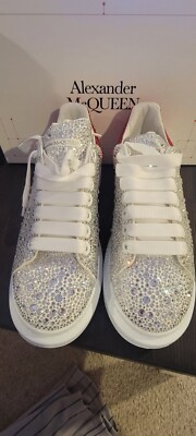 Alexander McQUEEN (white/lust red) swavorski crystal size 42