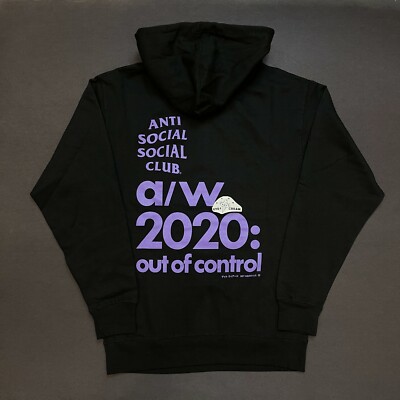 DS SS21 Anti social social club 2020 Hoodie Black L ASSC New CPFM