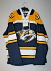 New NHL Nashville Predators Lacer jersey style mid weight cotton hoodie men XXL