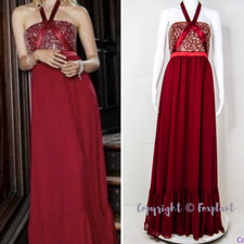 NEW Altar'd State red sequin maxi formal dress, size M