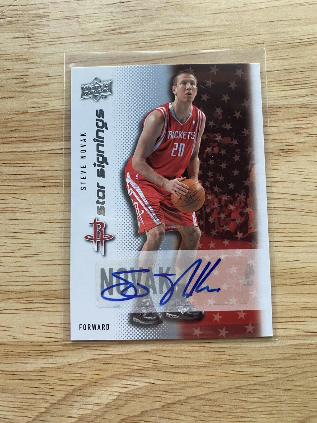 Steve Novak trading card