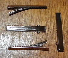  10  Duck Bill Alligator clip, flat back 55 mm 2 1/8 " across  Free shipping