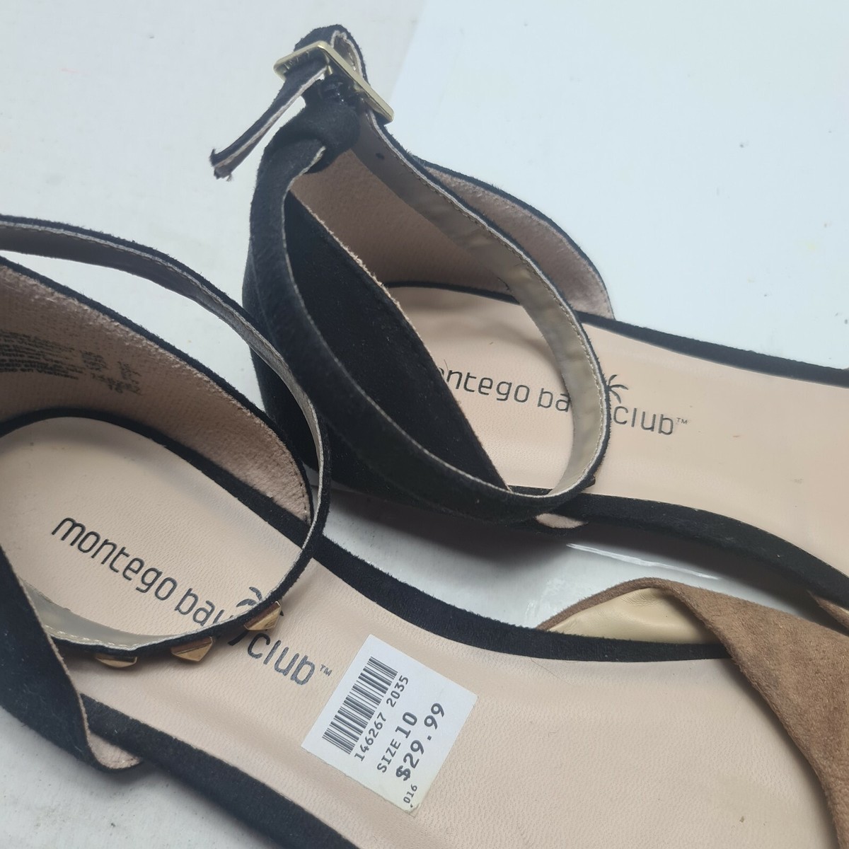 To Boot New York Montego Sandal
Size 10 VTG Montego Bay Club Leather Collection Made Brazil Quality  main image 4