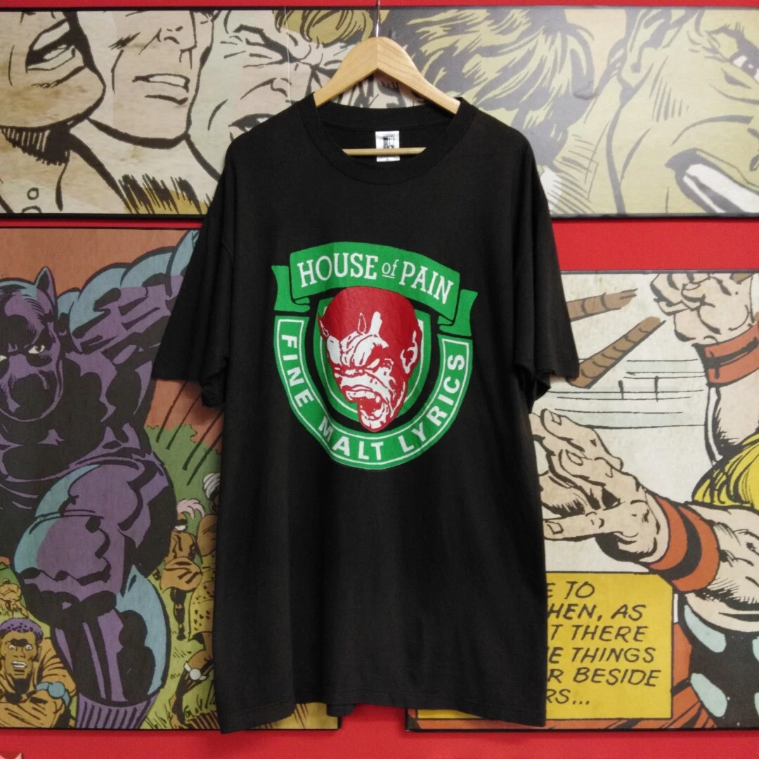 Vintage 90s House Of Pain Rap Tee, Men's Fashion band shirt