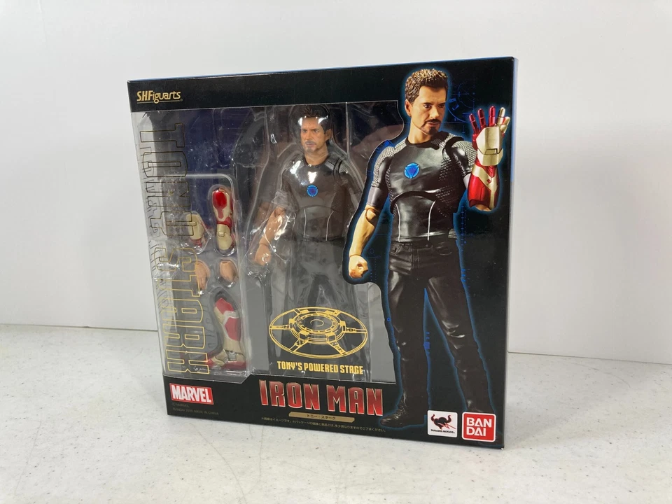 SH Figuarts Marvel Iron Man 3 Tony Stark con escenario 2016 auténtico vendedor de Estados Unidos Foto 2 de 4