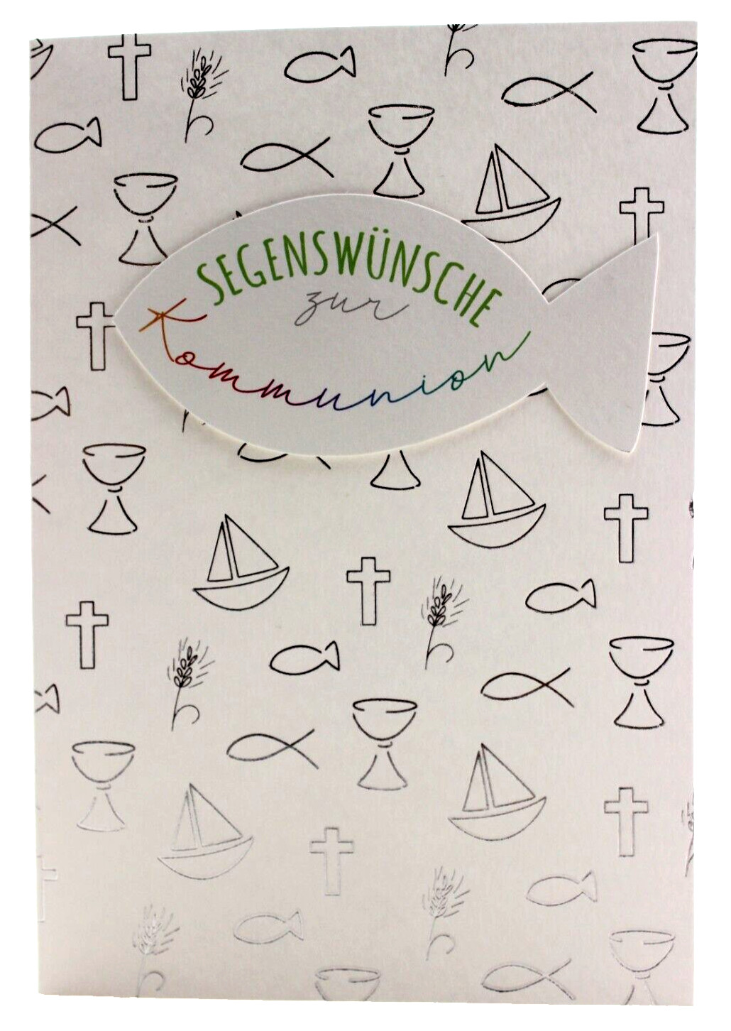 Kurt Eulzer Glückwunschkarte Kommunion Gruß Klapp Karte katholisch Segenswünsche