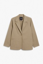 Womens Tailored Mole Single Breasted Blazer Size S