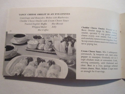 American Airlines Excitement In Food: Famed Astrojet Brunch and Breakfast Menus - Picture 9 of 10