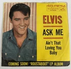 Elvis Presley Ask Me Ain’t That Loving You Baby RCA 47-8440 45rpm W/PS (1968)