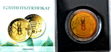 Goldmünze - 999er Feingold - MOTIV: Hirschkäfer / 2023 / NEU