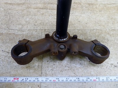 1975 Kawasaki KZ400 K599. triple tree steering stem clamp yoke | eBay