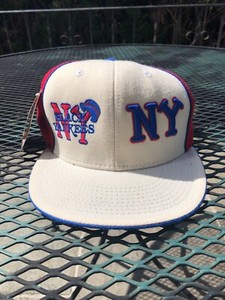 New W/ Tag Negro League New York Black Yankees Men Fitted Lid Hat Cap one size