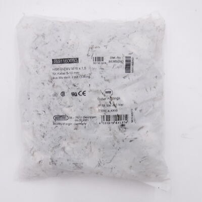 50pk Hummel Cable Screw Connection IP68 Mat 1691160050 M16
