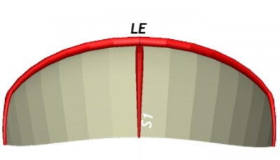 Strike V2 2022 Bladder - Leading Edge Strut Front