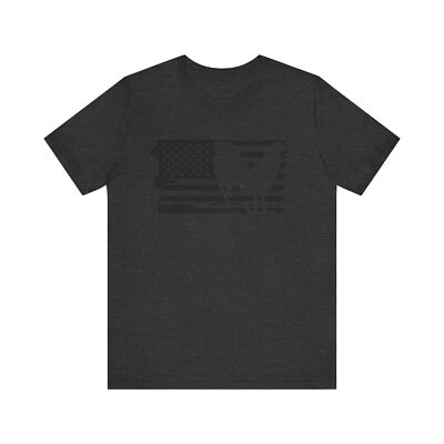 Star Spangled Silhouette Gamefowl Gallos Rooster Tee Shirt
