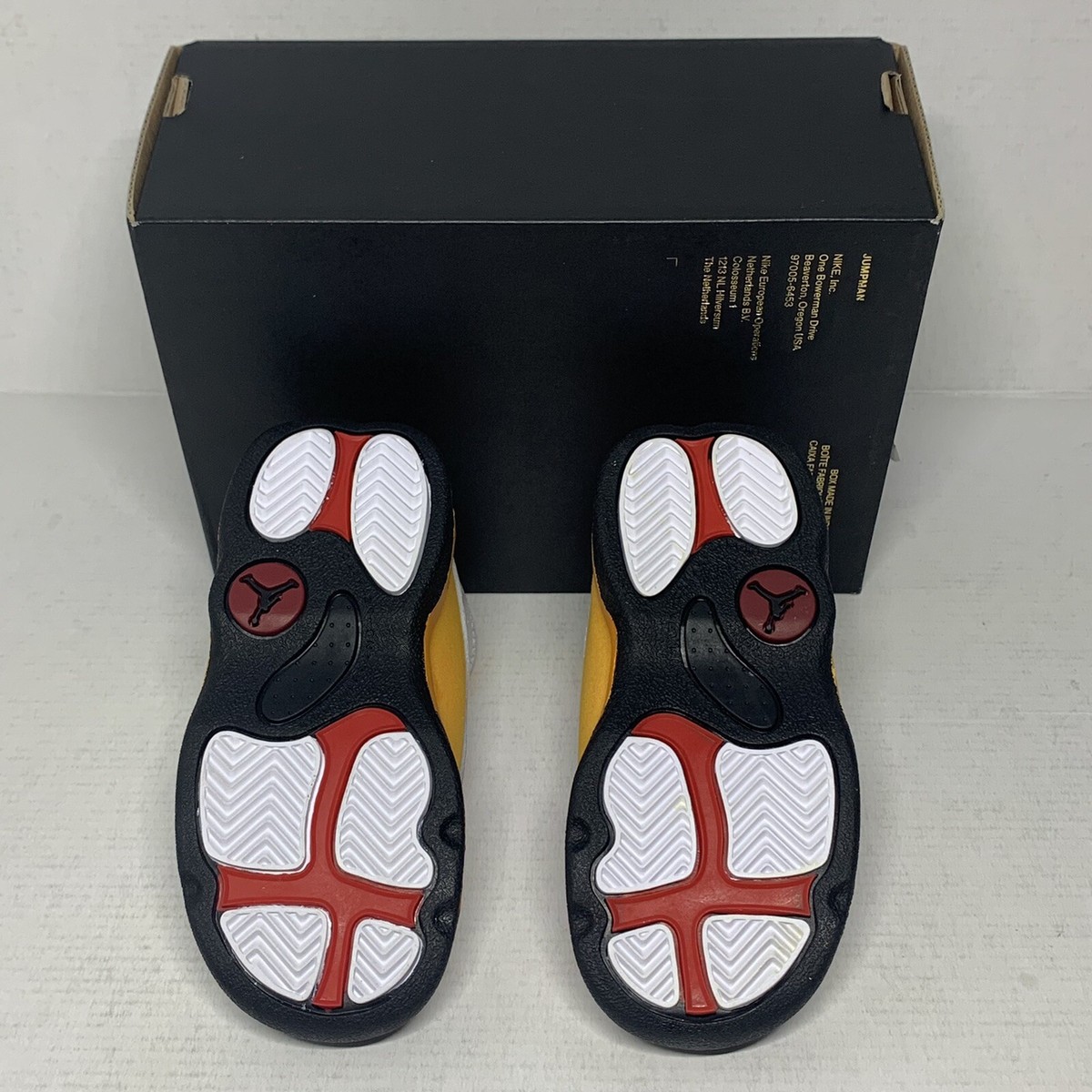 Jordan 13 Retro Del Sol, 10C US - White/University Red-Del 