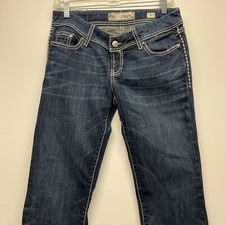 Buckle BKE Starlite Women Dark Wash Cropped Premium Jeans size 30