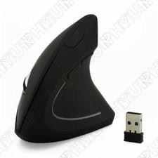 Wireless Mouse Optical Vertical Mice 6 Keys USB Wireless 2.4GHz 1200DPI For PC