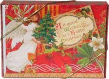Christmas Greeting Cards Boxed - All Good Wishes for a Happy Christmas