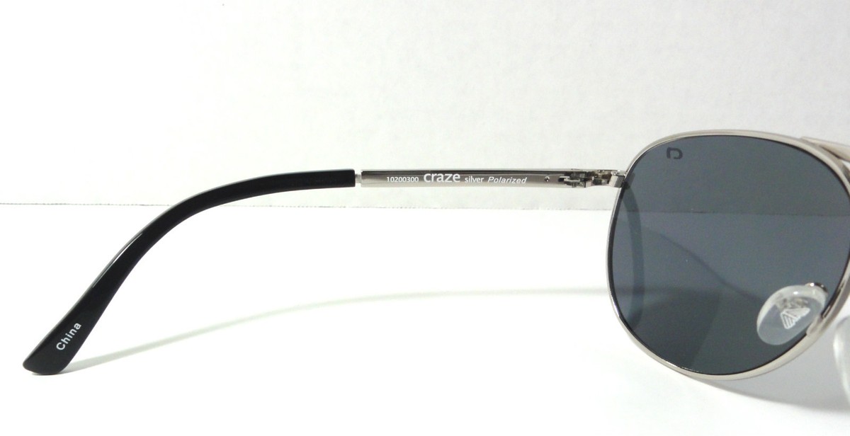 ANGEL Aviator Sunglasses Craze 1200300 Silver Frame Smoke  display picture 3