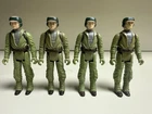 Vintage Star Wars 1983 REBEL COMMANDO lot of 4 Figures. COO Hong Kong/CHINA