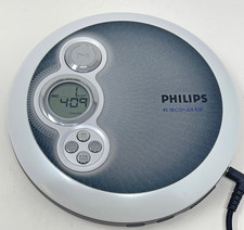 Philips AX2411/17 Portable CD Player 45 Second ESP Used Tested Works Player Only