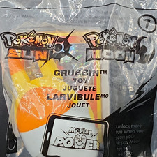 McDonald's Pokémon Sun & Moon Grubbin Happy Meal Toy #7 Sealed 2017