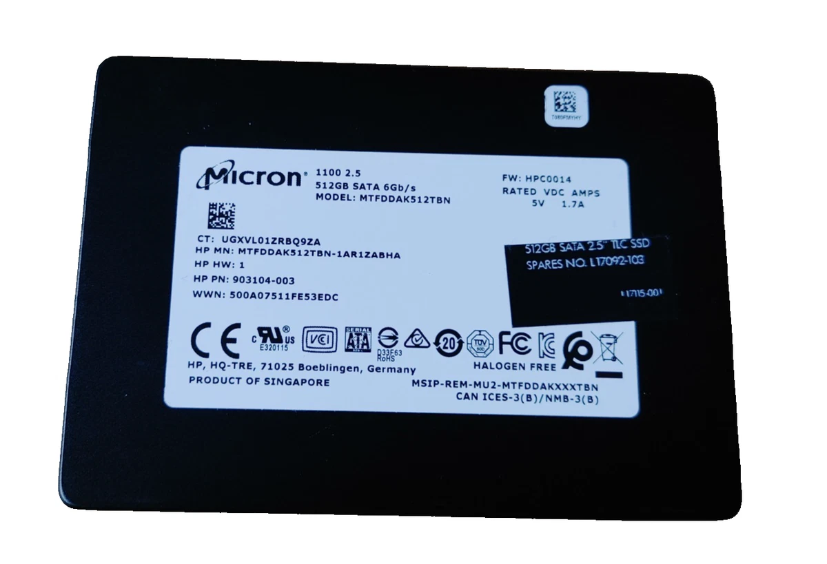 Preços baixos em Micron SATA III 512 Gb de drives de estado sólido