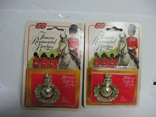 Matchbox Lesney Regimental Badge "Royal Marines", card, AUCTION FOR ONE