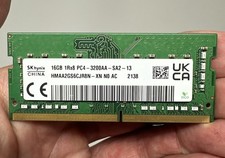 Hynix 16GB 1Rx8 PC4-3200AA SO-DIMM Laptop RAM MemoryHMAA2GS6CJR8N-XN