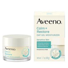 Aveeno Calm and Restore for Sensitive Skin, Oat Gel Moisturizer - 1.7oz